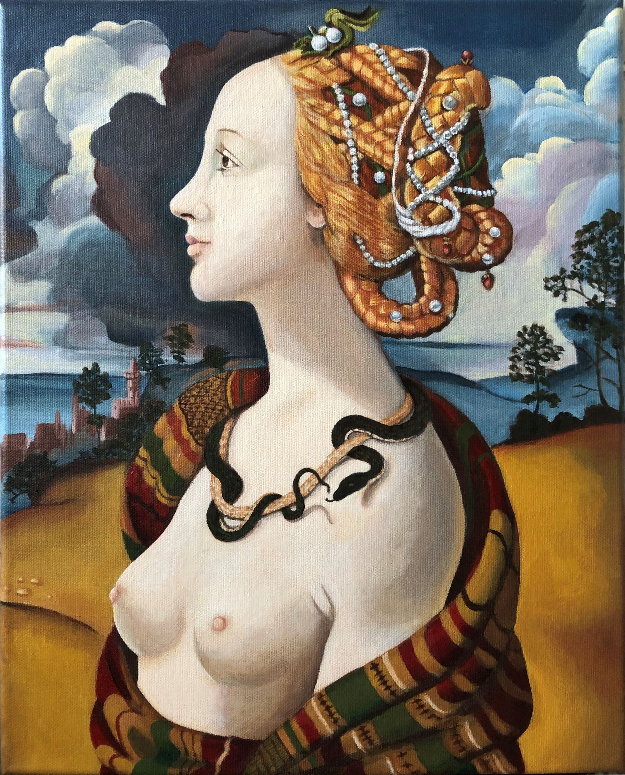 Hommage à Simonetta (d'après Piero di Cosimo)