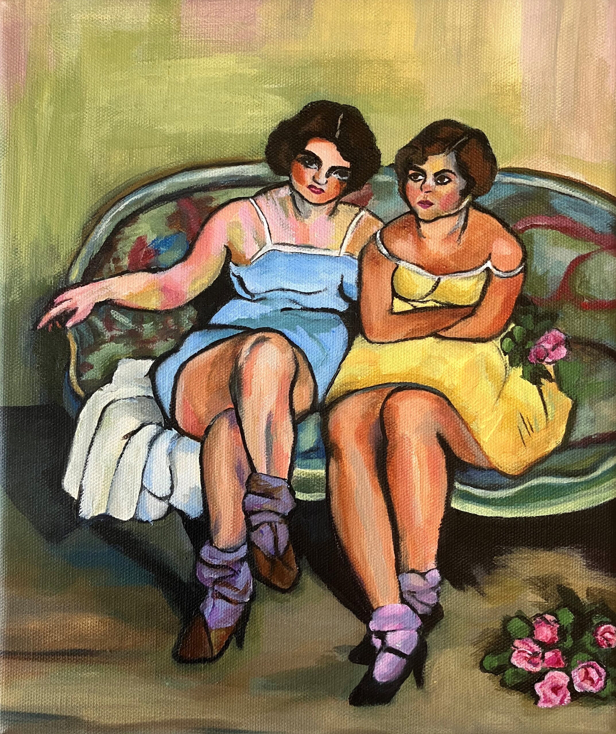 Les deux sœurs (d'après Suzanne Valadon)