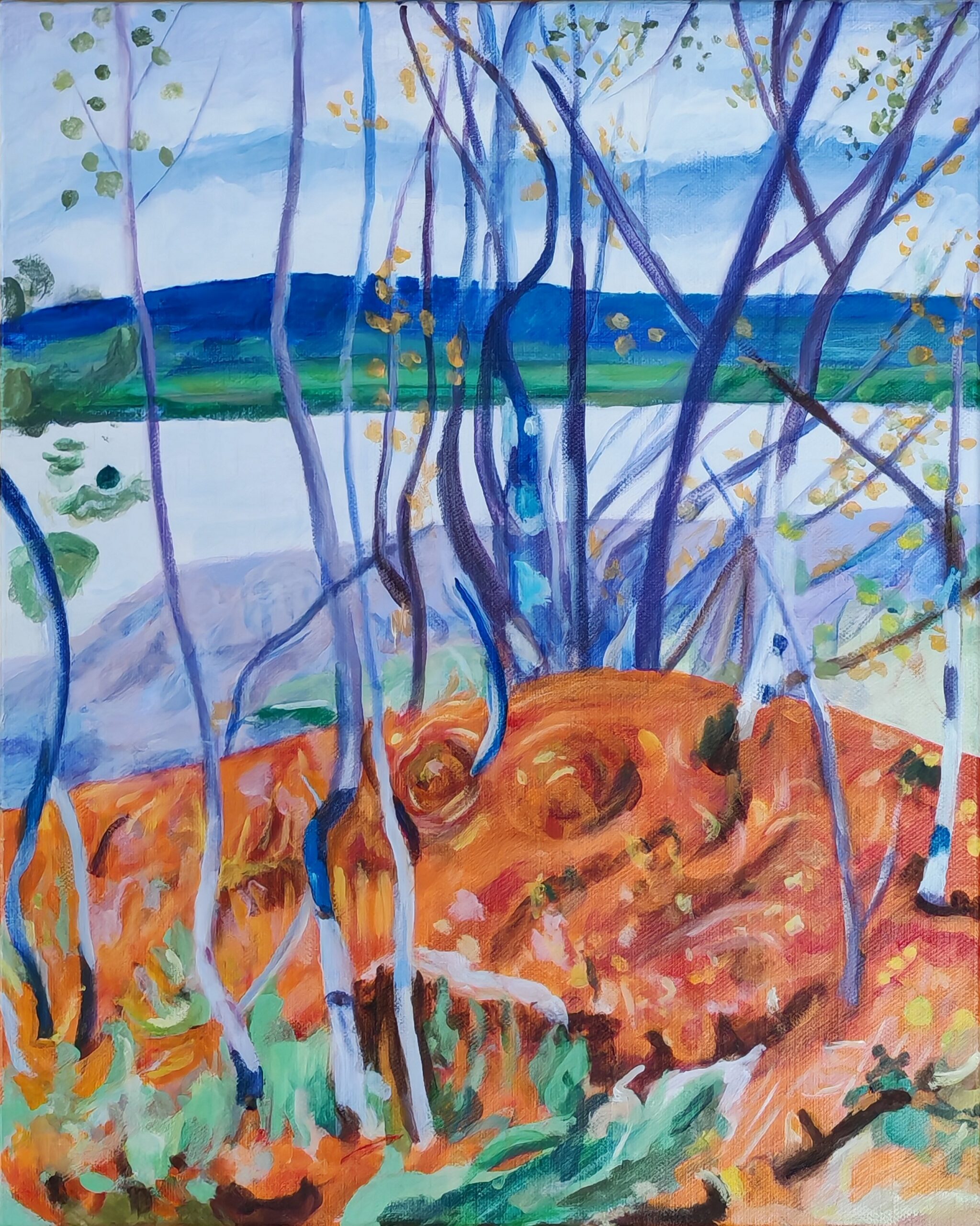 Couleurs d'automne (d'après Pekka Halonen)