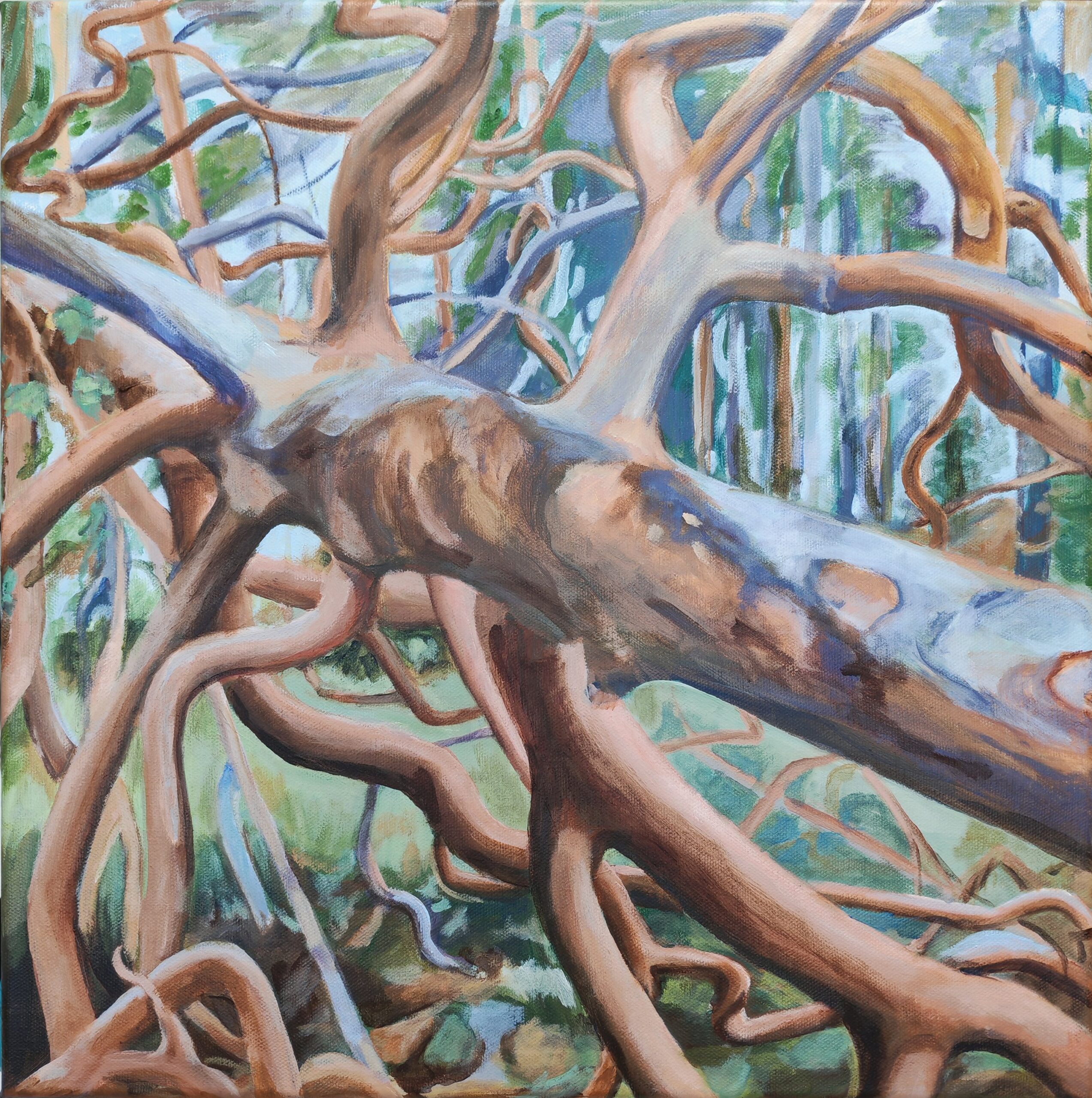 L'arbre couché (d'après Pekka Halonen)